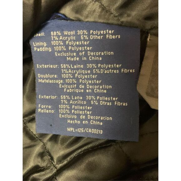 Mens CHAPS PeaCoat - Picture 10 of 12